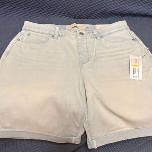 Light Blue pull-on Denim Shorts